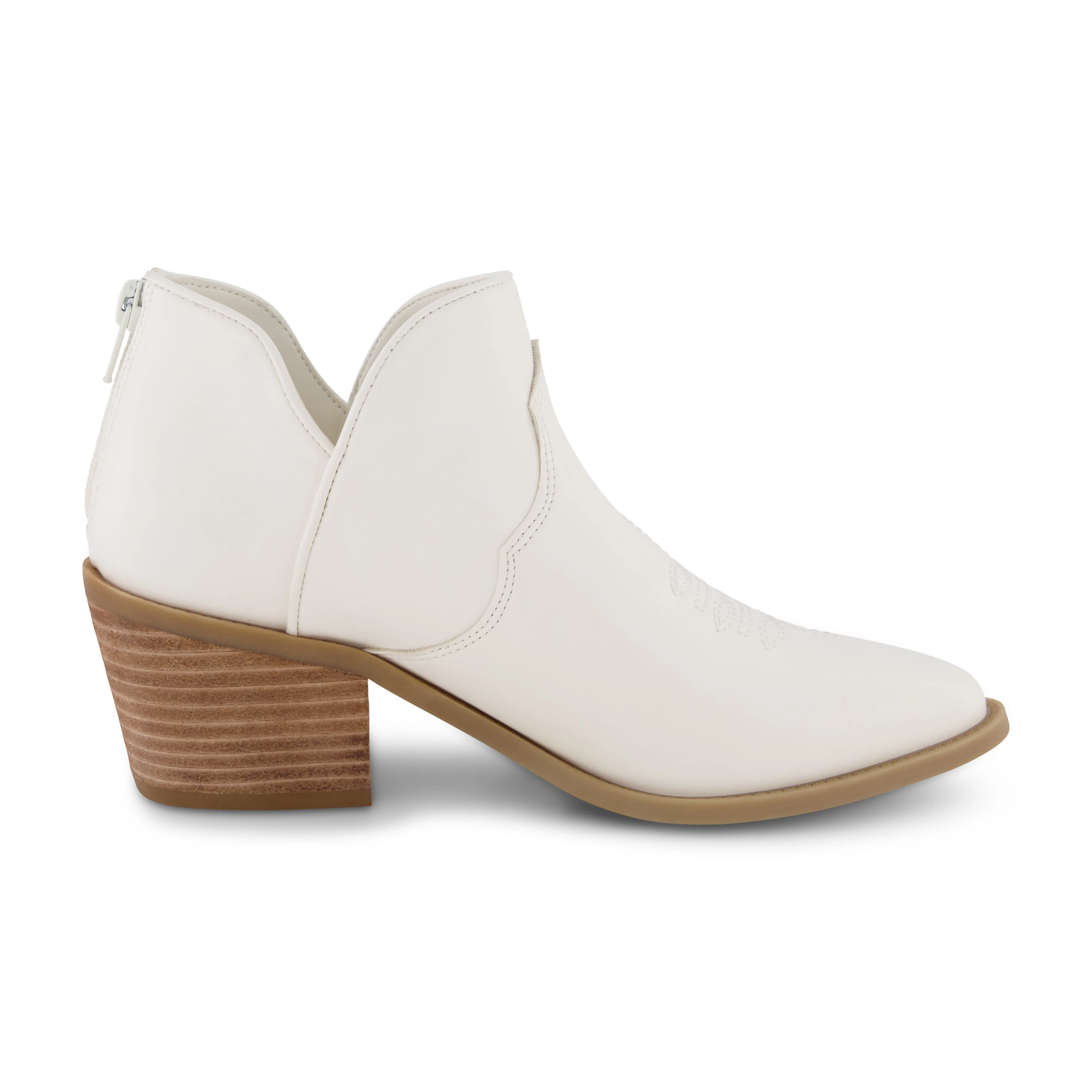 Rodeo Western Stacked Heel Bootie