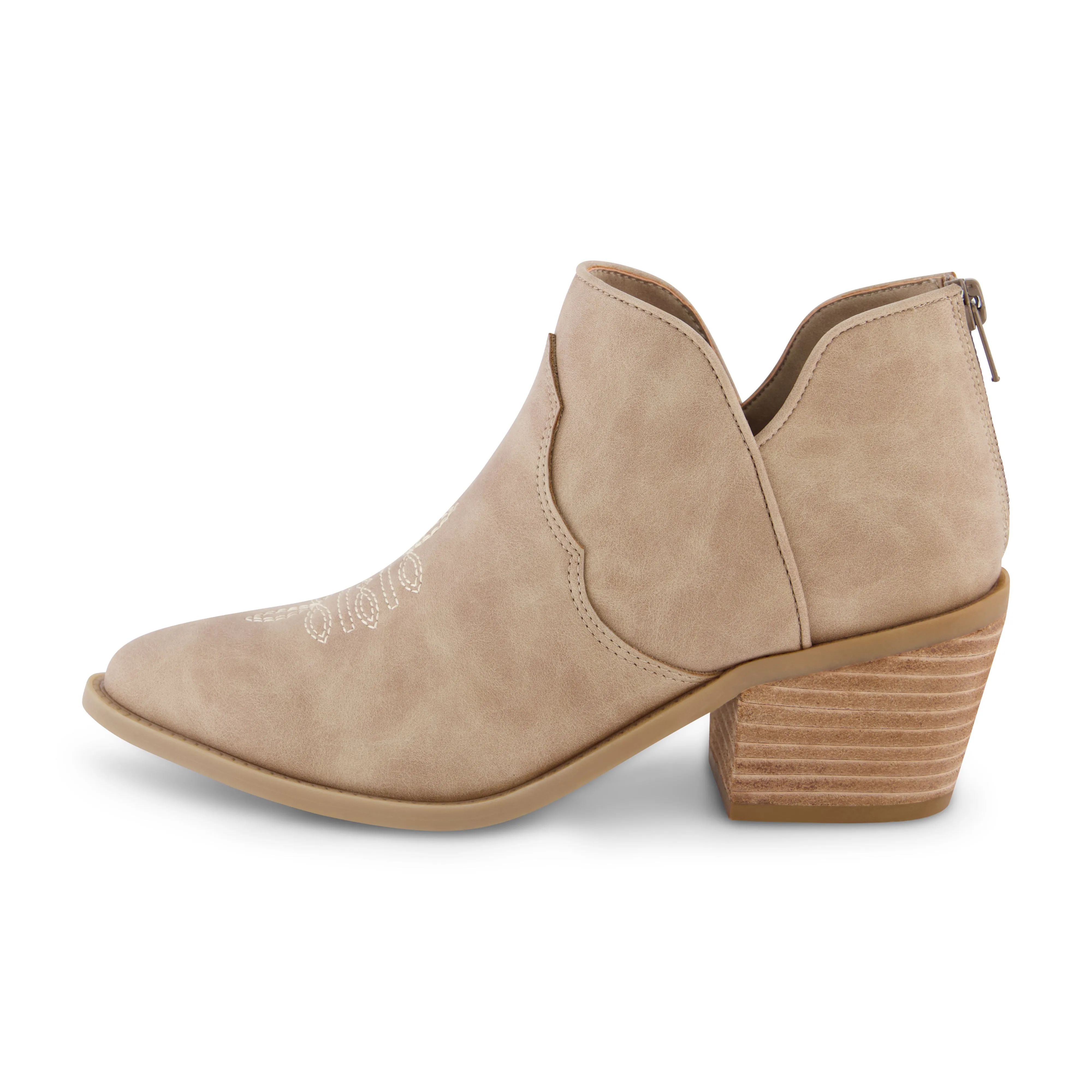 Rodeo Western Stacked Heel Bootie