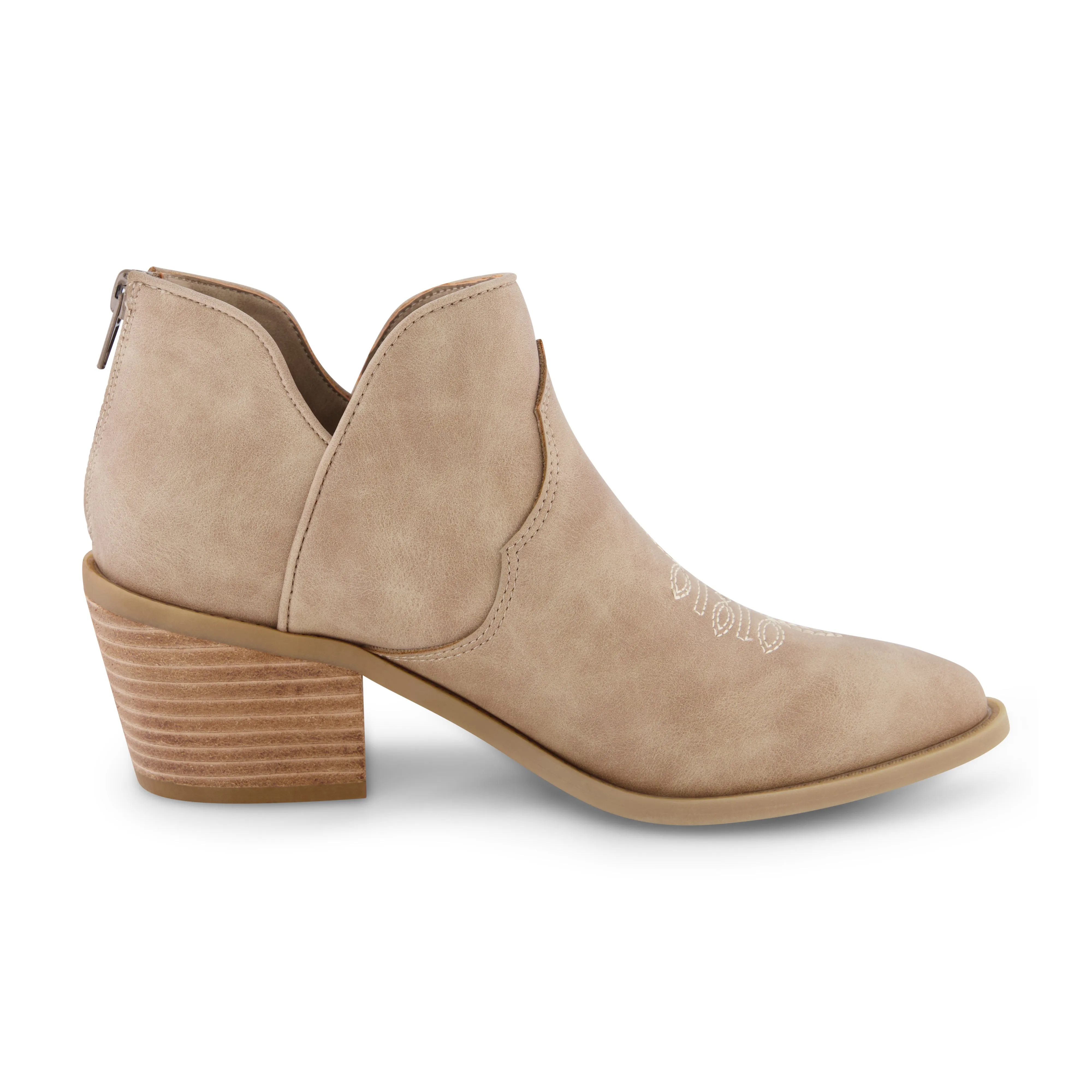 Rodeo Western Stacked Heel Bootie