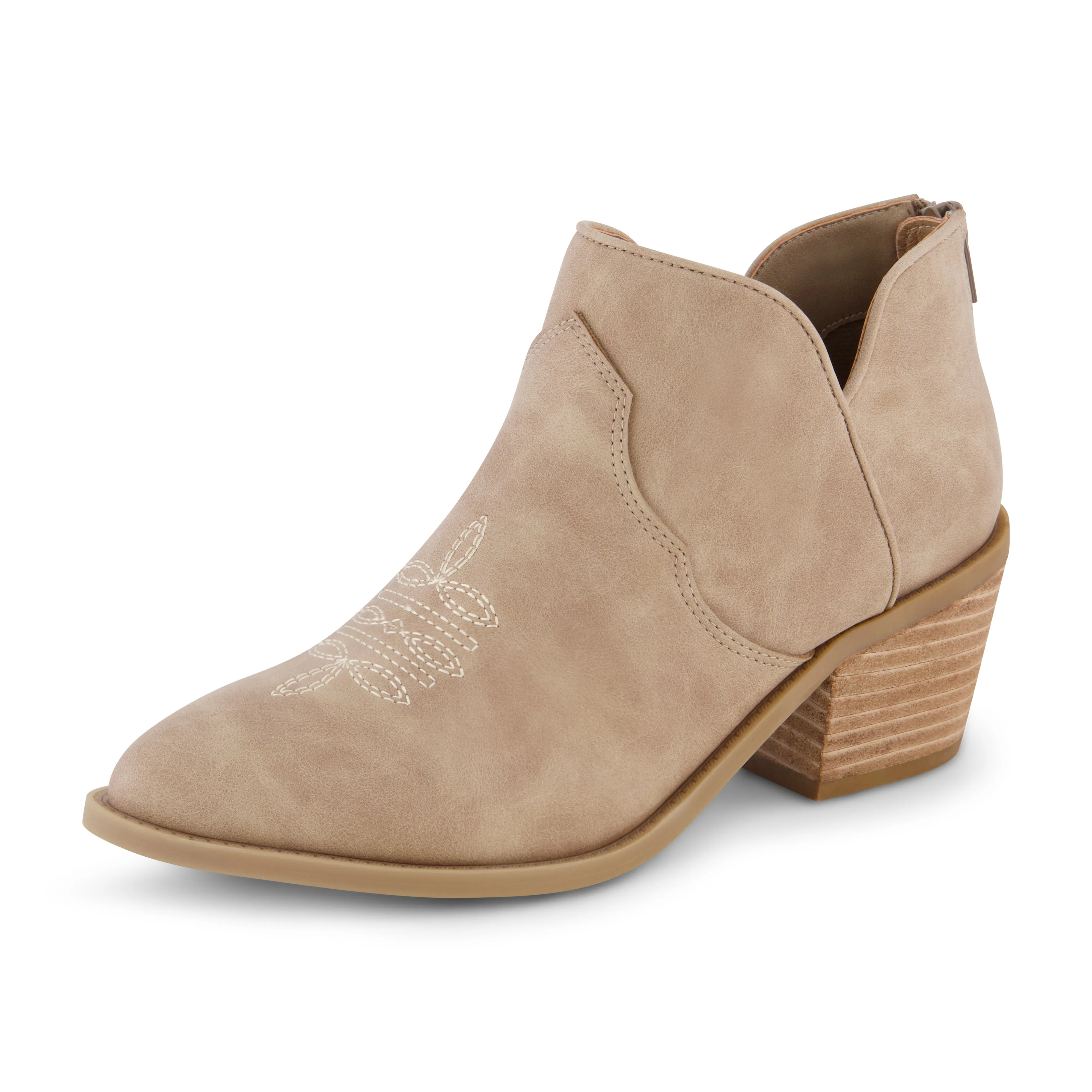 Rodeo Western Stacked Heel Bootie