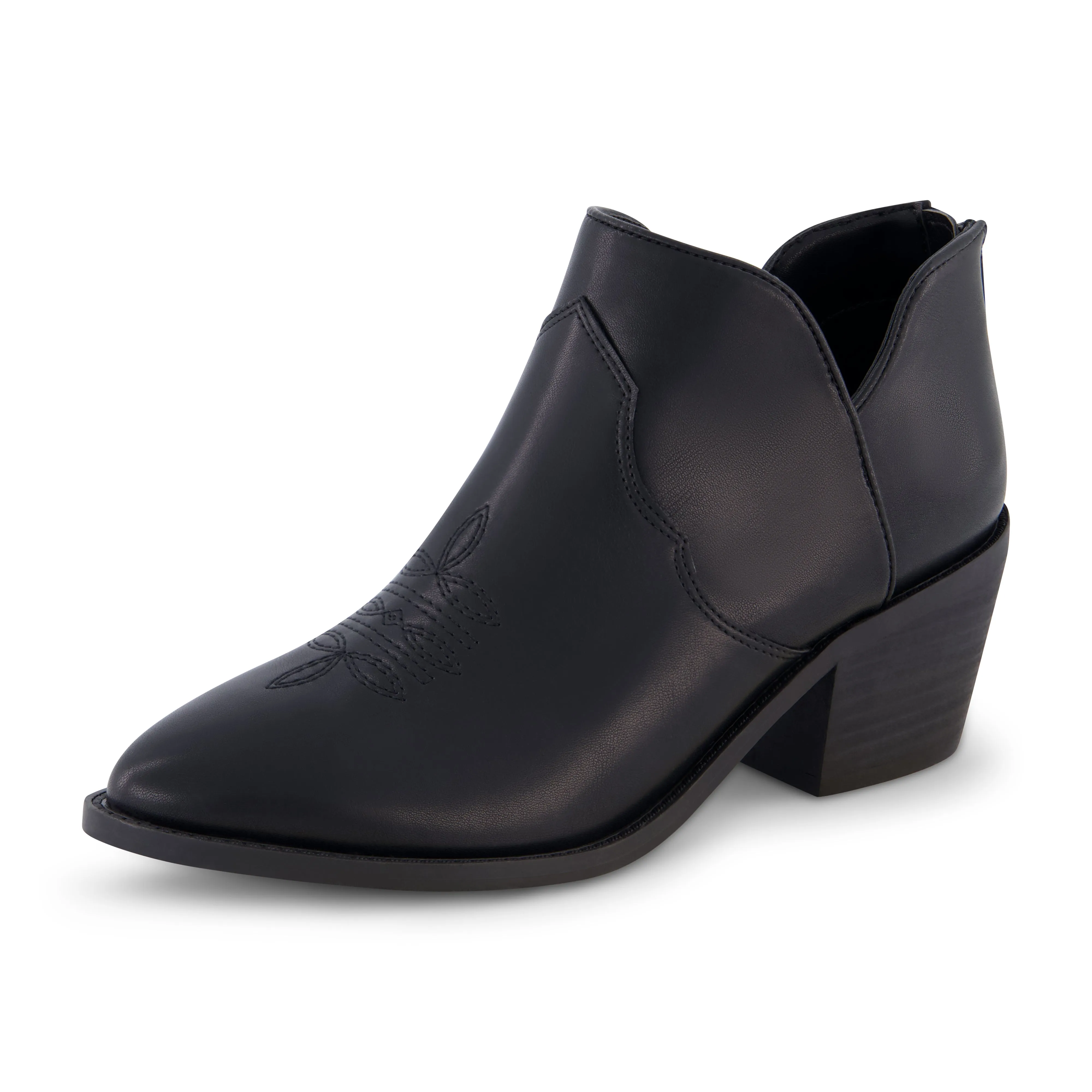 Rodeo Western Stacked Heel Bootie