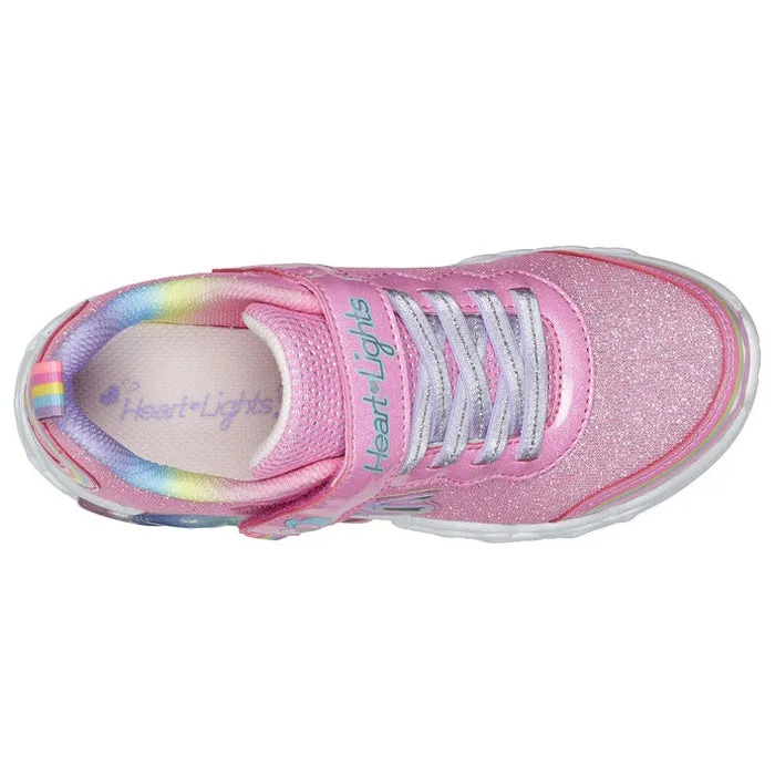 Skechers Kids Light Ups - Infinite Heart Lights - Love Prism Pink