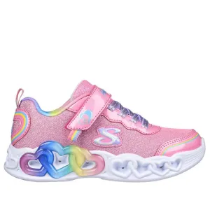 Skechers Kids Light Ups - Infinite Heart Lights - Love Prism Pink