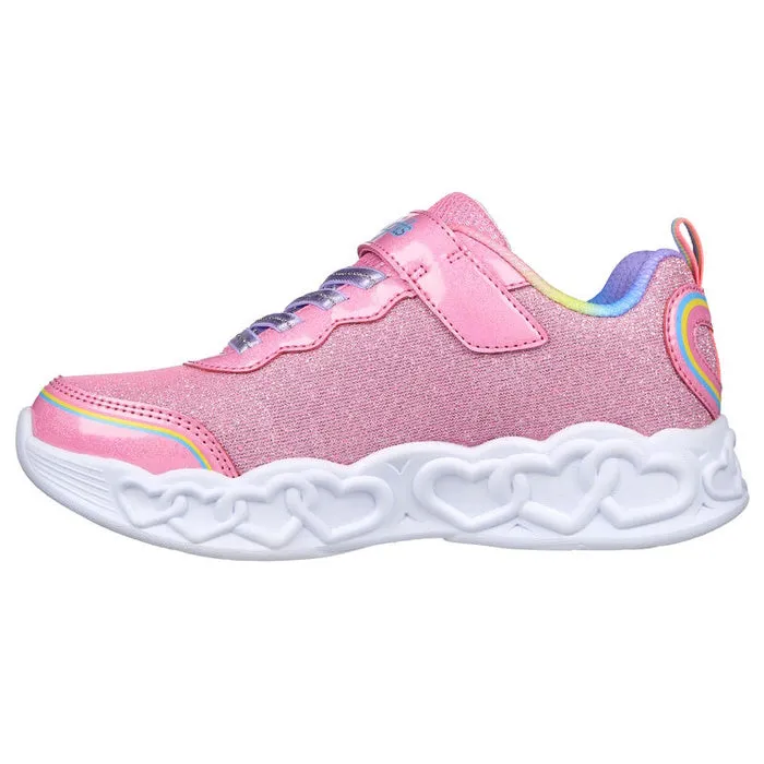 Skechers Kids Light Ups - Infinite Heart Lights - Love Prism Pink