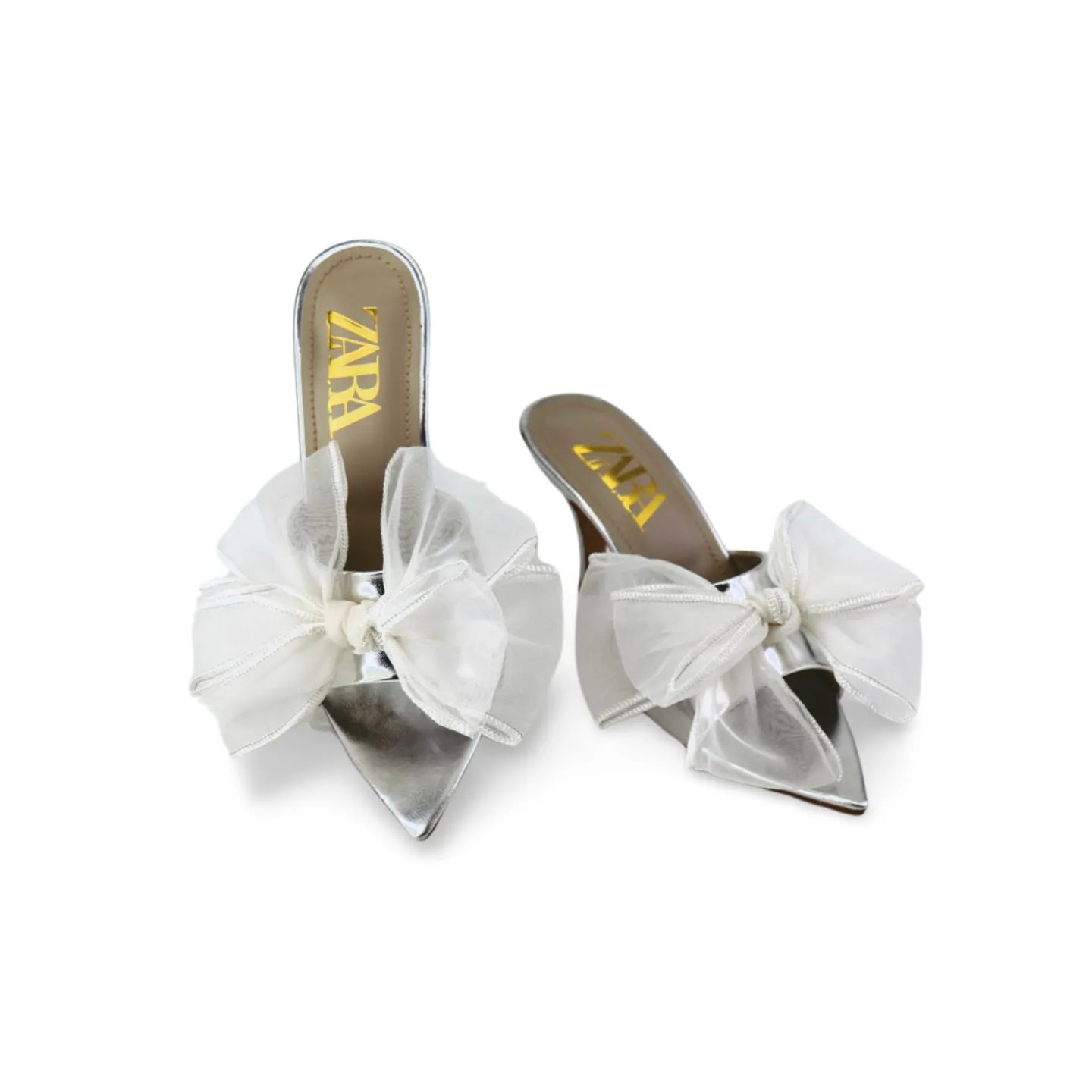 Stylish Mules with Satin Ribbon Bow for Women - Elegant and Comfortable Shoes for Any Occasion