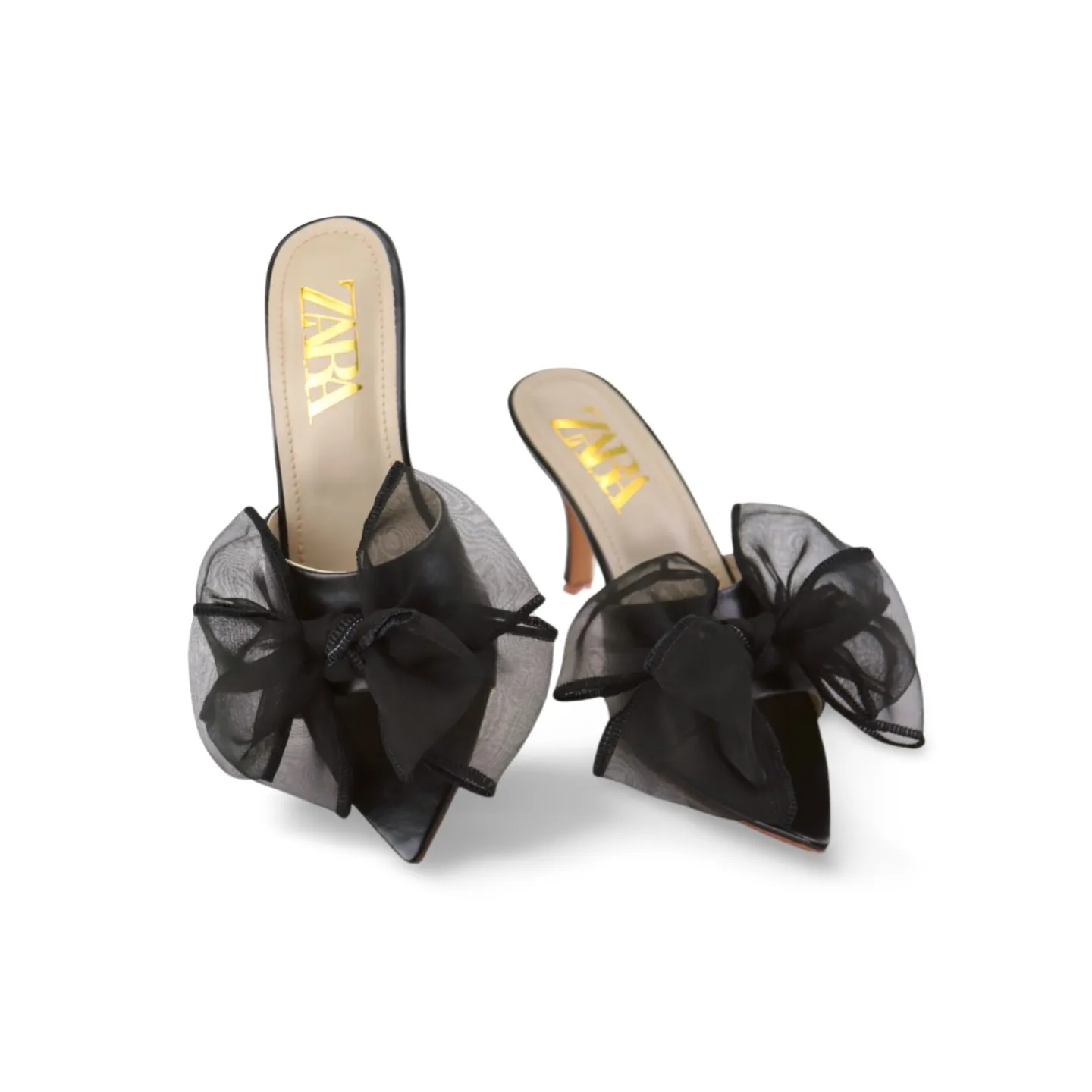 Stylish Mules with Satin Ribbon Bow for Women - Elegant and Comfortable Shoes for Any Occasion