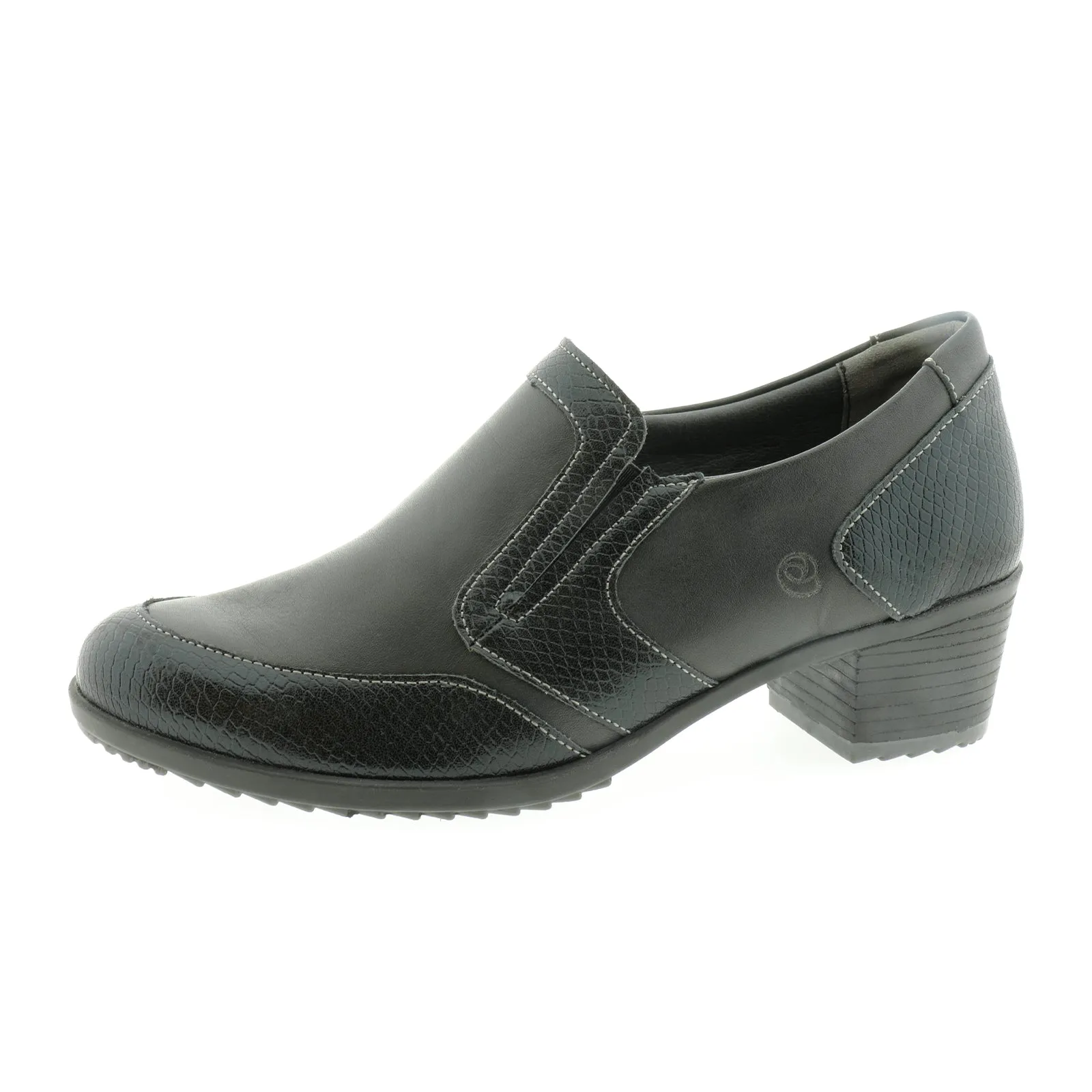 Suave Sydney Heeled Loafer (Women) - Black