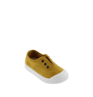 Victoria - Kids Slip-On Sneaker in Curry