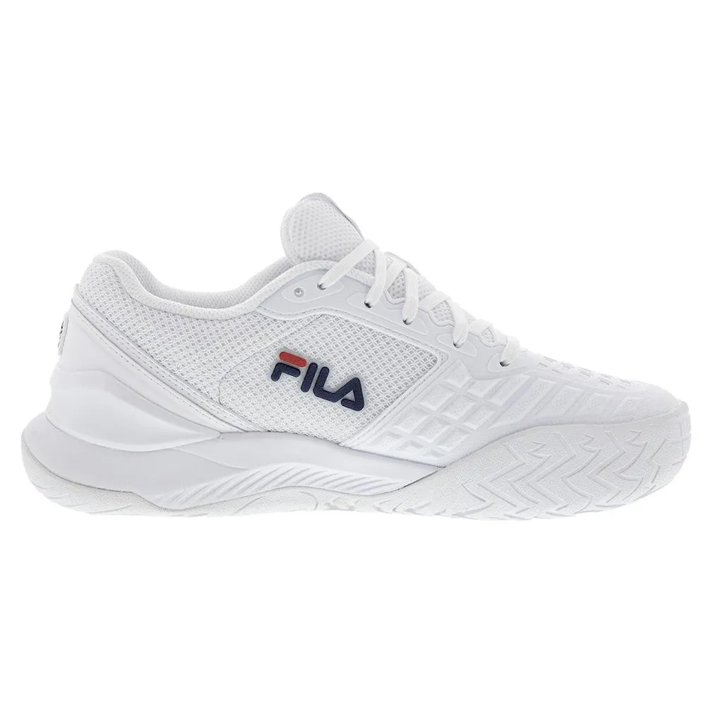 Women's Axilus 3 Tennis Shoes White and Navy