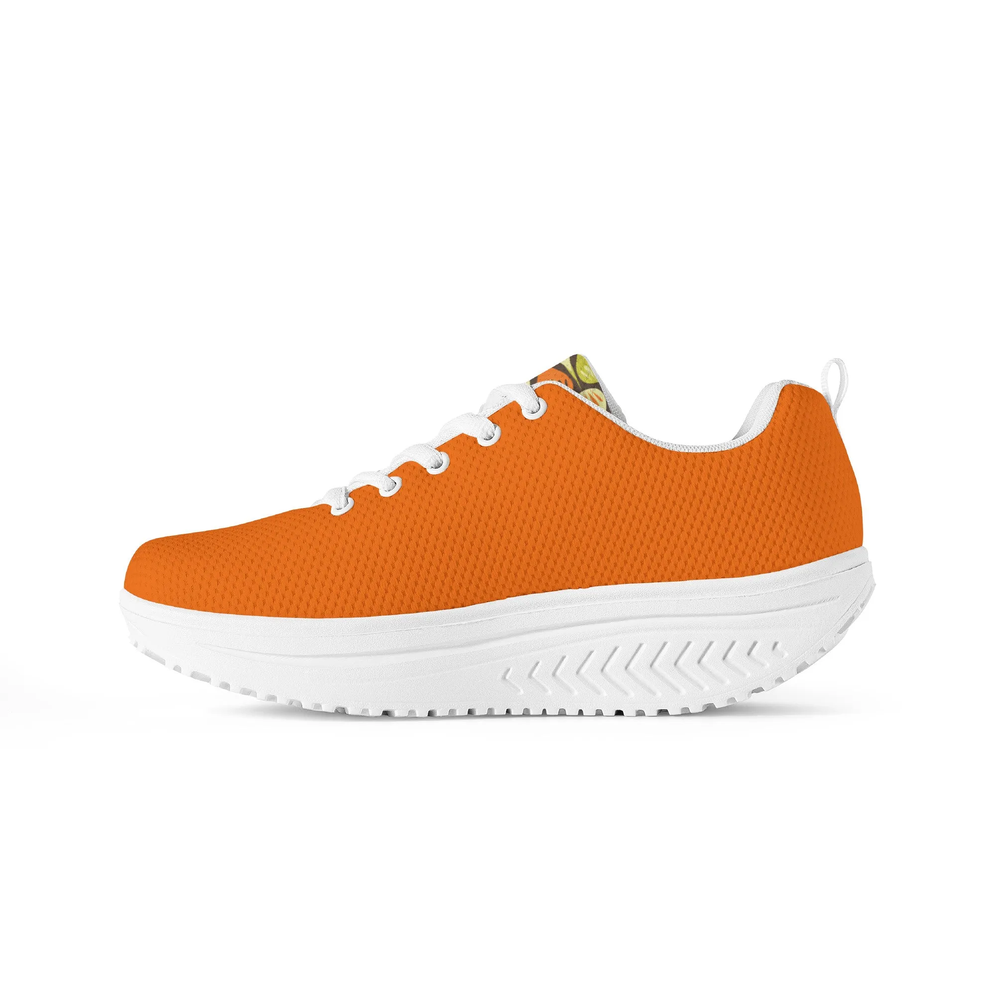 Women's Mesh Heightening Shaking Shoe - Orange