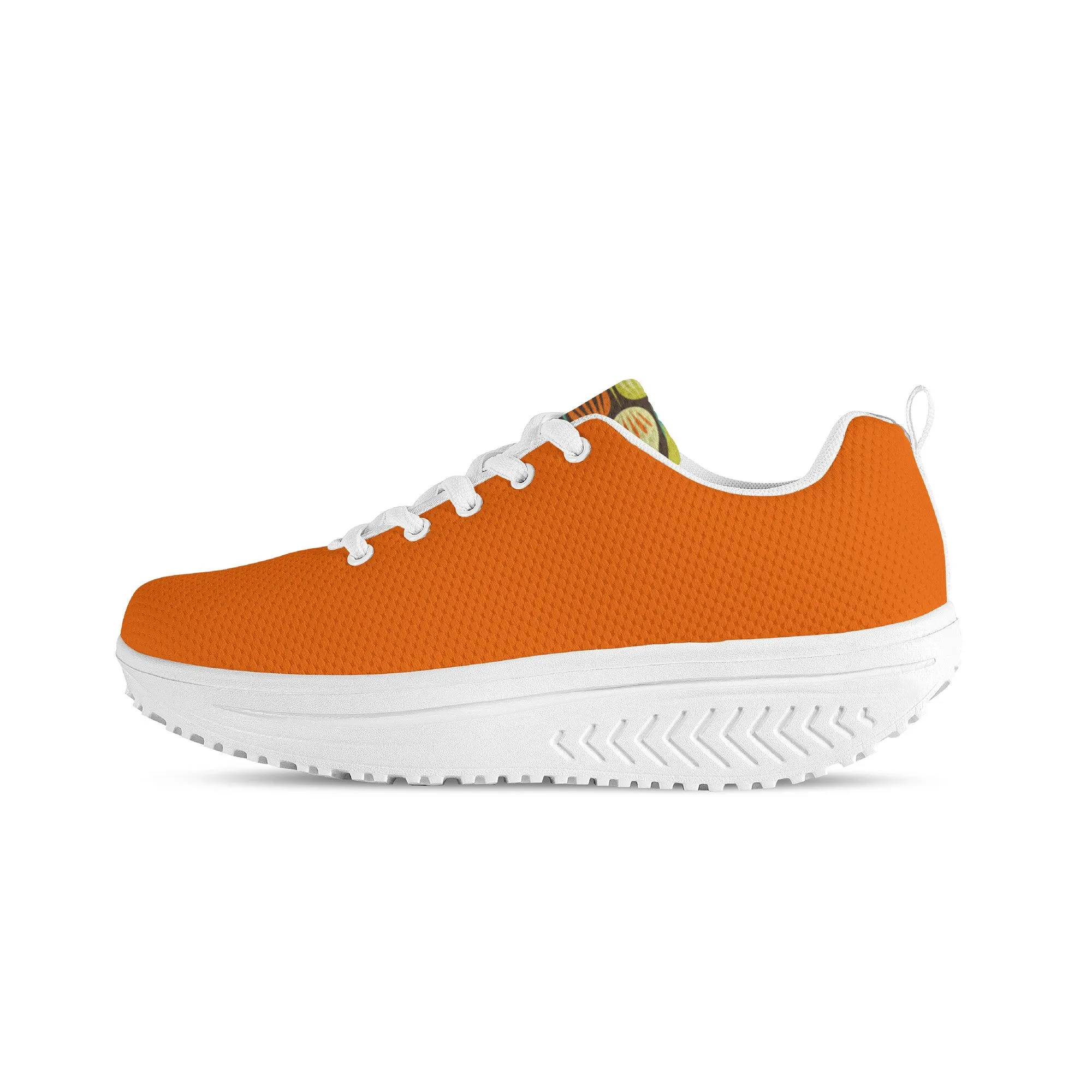 Women's Mesh Heightening Shaking Shoe - Orange