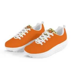 Women's Mesh Heightening Shaking Shoe - Orange